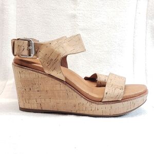 KENNETH COLE Lori Platform Cork Wedge
